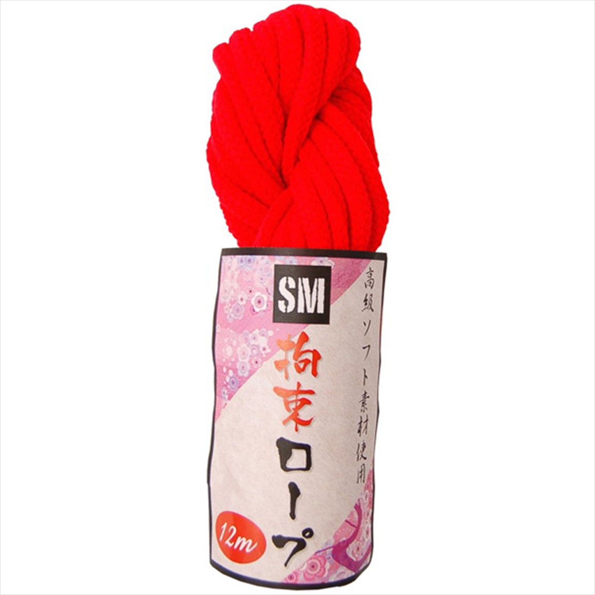 SM拘束ロープ(12m)赤